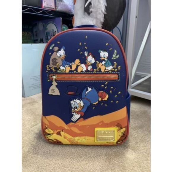Loungefly Other - Loungefly Disney DuckTales Gold Coins Scrooge McDuck Mini Backpack NWT